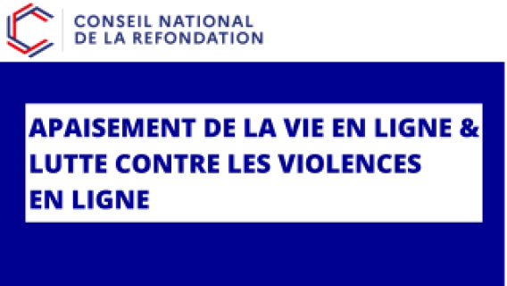 Visuel CNR - Apaisement de l’espace numérique et lutte contre les violences en ligne  