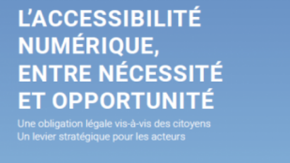 Couverture du rapport accessibilité