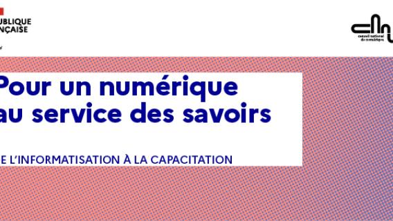 vignette pour un numérique au service des savoirs