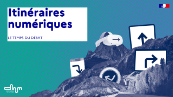 Visuel Itinéraires numériques. Le temps du débat