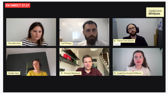 Visuel échange webinaire désigners éthiques