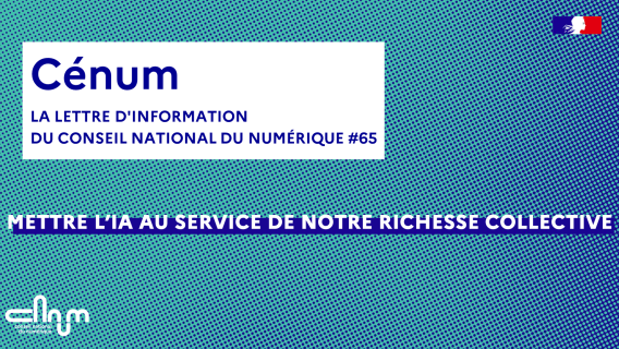 Visuel Cénum - Mettre l’IA au service de notre richesse collective