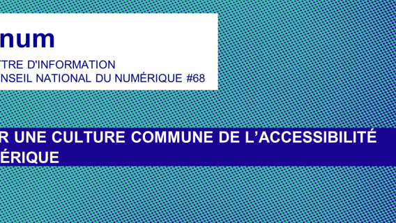 Cénum #68 - Pour une culture commune de l'accessibilité numérique