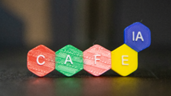 Visuel broche Maker Café IA